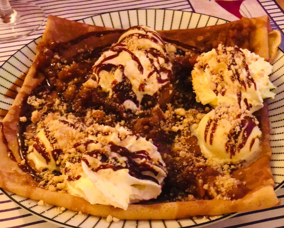 Crêpe glace 